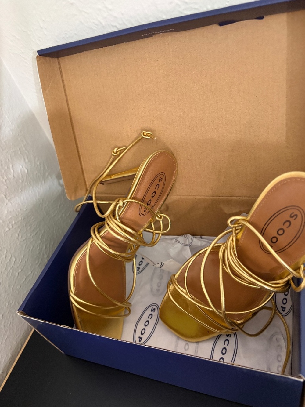 Gold Sandals